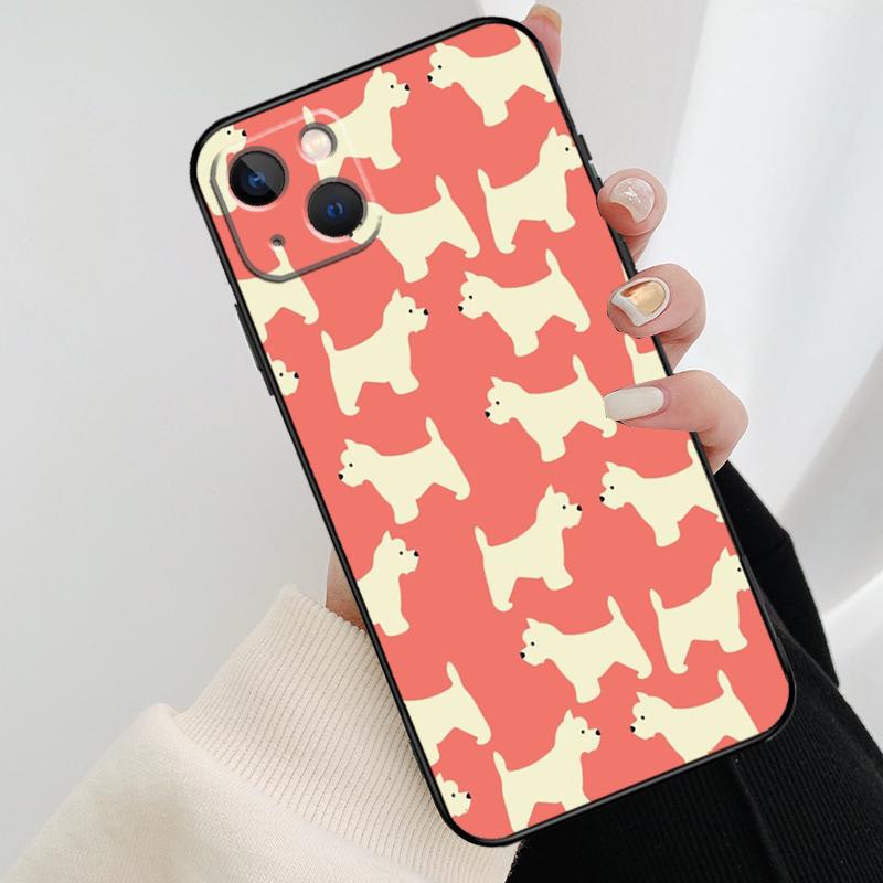 Чехол для телефона West Highland Terrier Westie для iPhone 17 Pro Max 16 15 11 13 12 14 Pro Max mini 15 16 Plus 16e 17 Air Cover