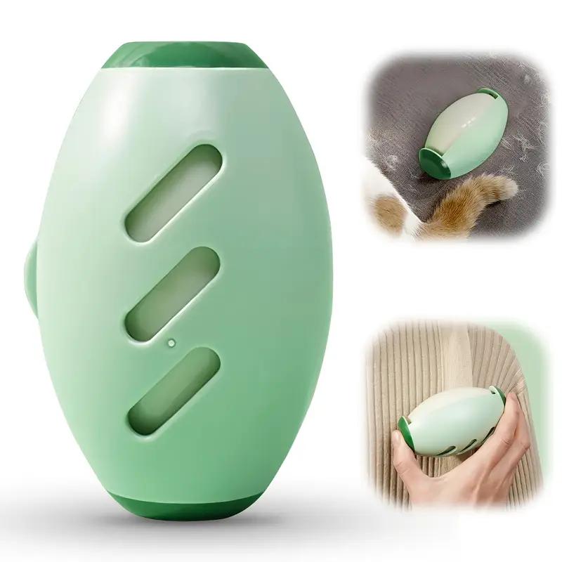 Высококачественный ручной валик для уборки пыли — многоразовый и моющийся инструмент для удаления шерсти домашних животных с сильным вибрирующим эффектом, прочной пластиковой ручкой, не требующий батареек