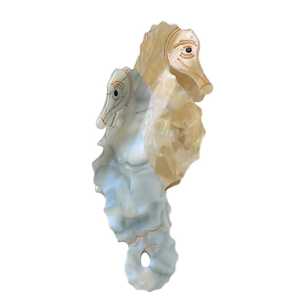 Ацетатный захват для волос серии «Морская биология» Индивидуальный захват для волос из акульего волоса Коготь для путешествий