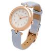 Fieldwork Women's Analog Watch with Leather Strap, Simple Design, Lightweight, Flat Crown, Pimar Blue, JN036-4