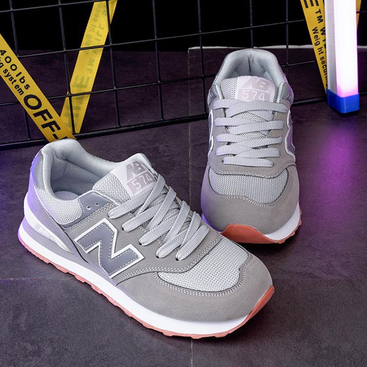 574 N-Logo Casual Running Shoes - Unisex Spring/Autumn Style