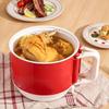 Quick Heating Electric Cooking Pot 1600ml Capacity Instant Noodle Bowl  Soups Stews Noodles