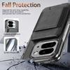 Magnetic Wallet Leather Case For Google Pixel 10 Pro Fold 9Pro Fold Bracket Card Holder+Hinge Protection+Screen Film Phone Cover