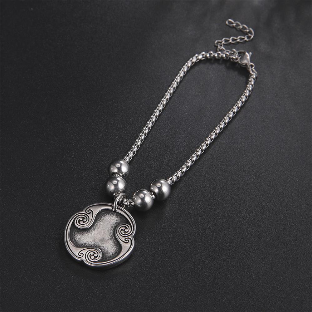 Винтажный Браслет с Рунами викингов для Мужчин Нержавеющая Сталь Прямоугольная Цепь Загадочные Скандинавские Руны Викингов Браслеты Амулет Ювелирные Изделия Подарок