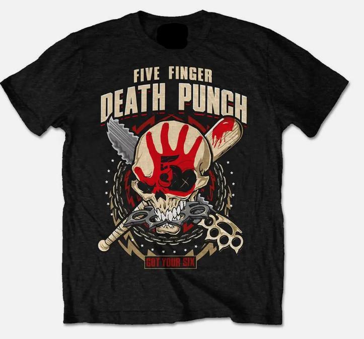 РАСПРОДАЖА Футболка FIVE FINGER DEATH PUNCH Подарок Маме, Футболка Все Размеры, Хлопок Унисекс Футболка