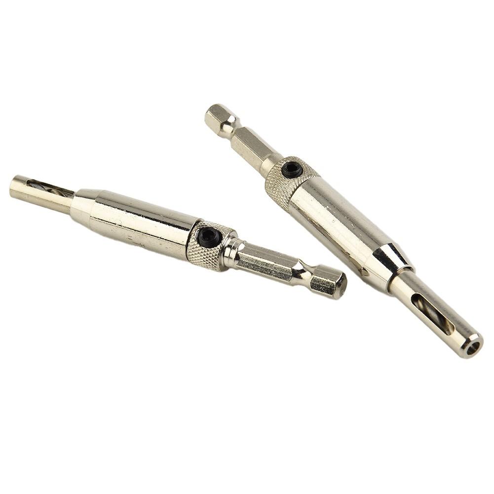 Набор из 3 сверл для дверных петель, деревообрабатывающий инструмент для открывания отверстий под дверные петли, сверло с шестигранным хвостовиком 1/4