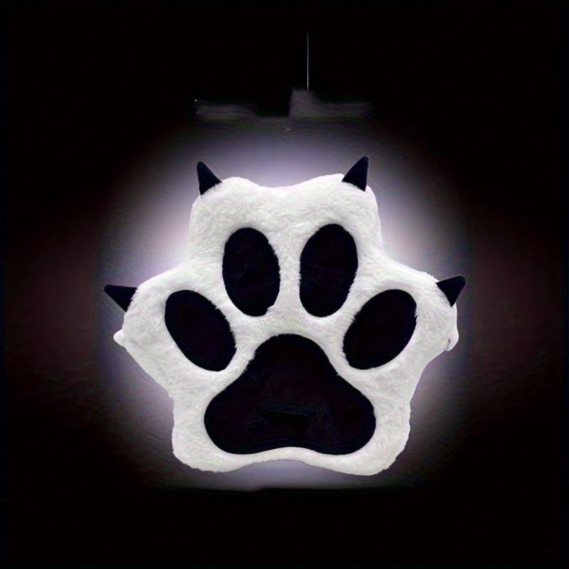 Плюшевый рюкзак в форме лапы мультяшного щенка, большая вместимость, дизайн с застежкой-молнией, стильная сумка из искусственной кожи, креативный модный школьный рюкзак