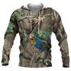 Boar Hunter Men's Hoodie Animal Hunting Camo Tattoo Pullover Harajuku Casual ELK Hunte Sweatshirts 3D Printed Oversized Clothing