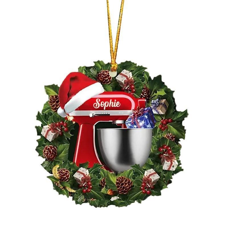 Уникальный акриловый брелок-миксер для выпечки Стильный праздничный декор для рождественских елок