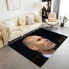 Zinedine Zidane's Profile Floor Mat Design for Outdoor Game Room Living Rooms Balcony Antislip Carpet Decorate Offices