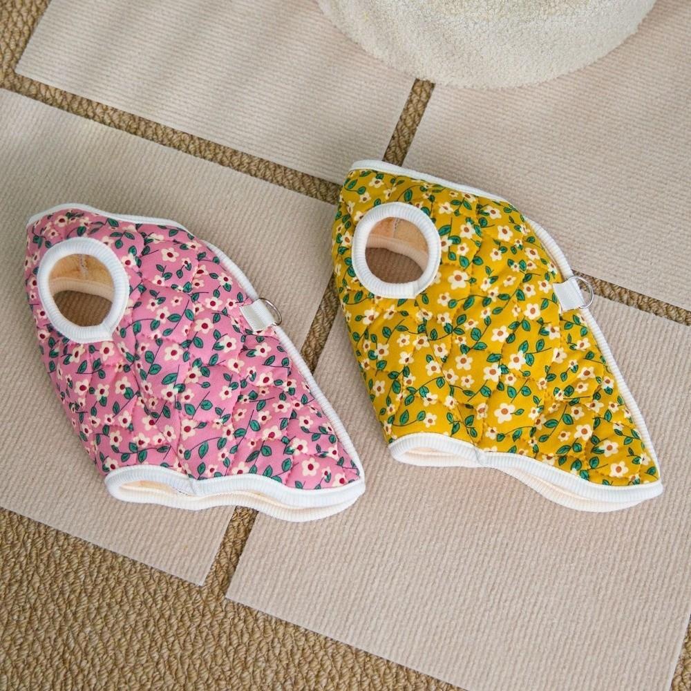 Floral Cat Clothes Polyester Cotton Kitten Apparel New Dog Vest Pet Supplies