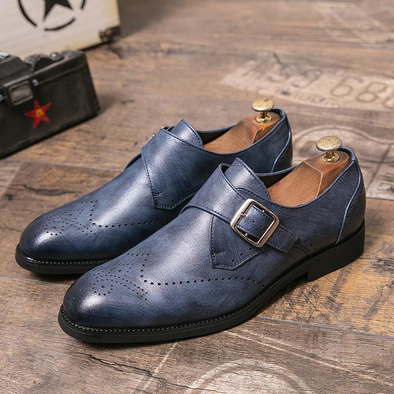 Роскошные туфли мужские из натуральной кожи итальянские оксфорды с застежкой-молнией, броги с пряжкой, деловые, свадебные, формальные туфли для мужчин