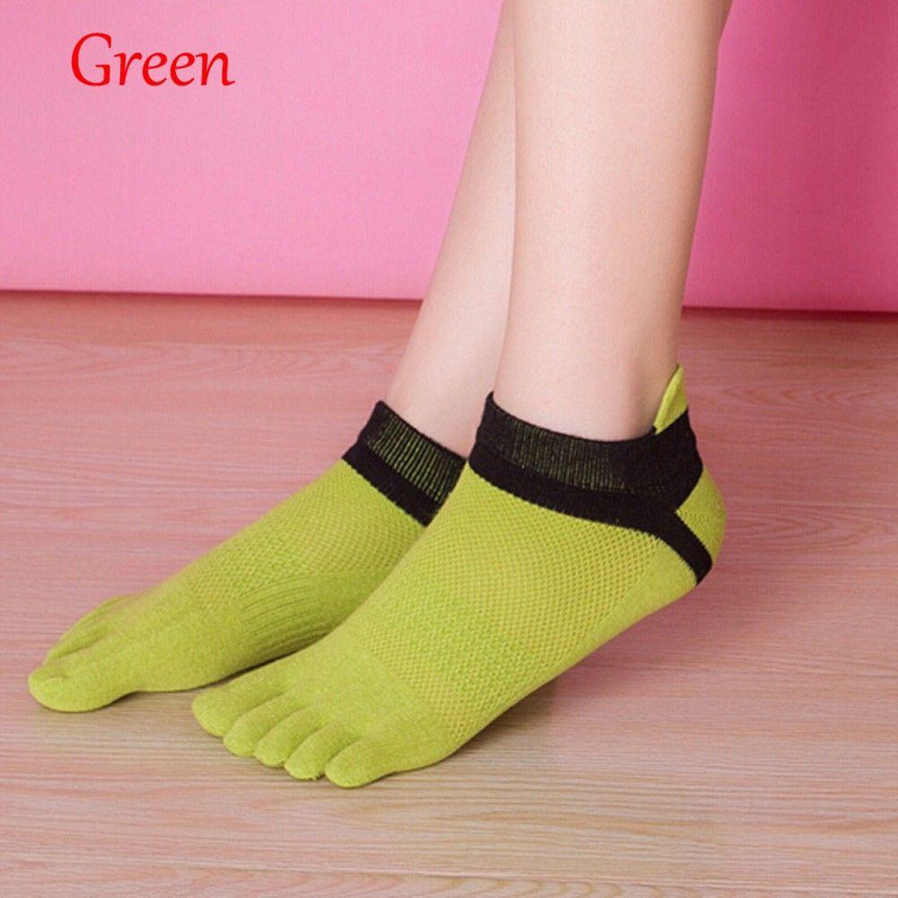 Sports Fashion Autumn Breathable 8 Colors Toe Socks Ankle Five Finger Socks Cotton