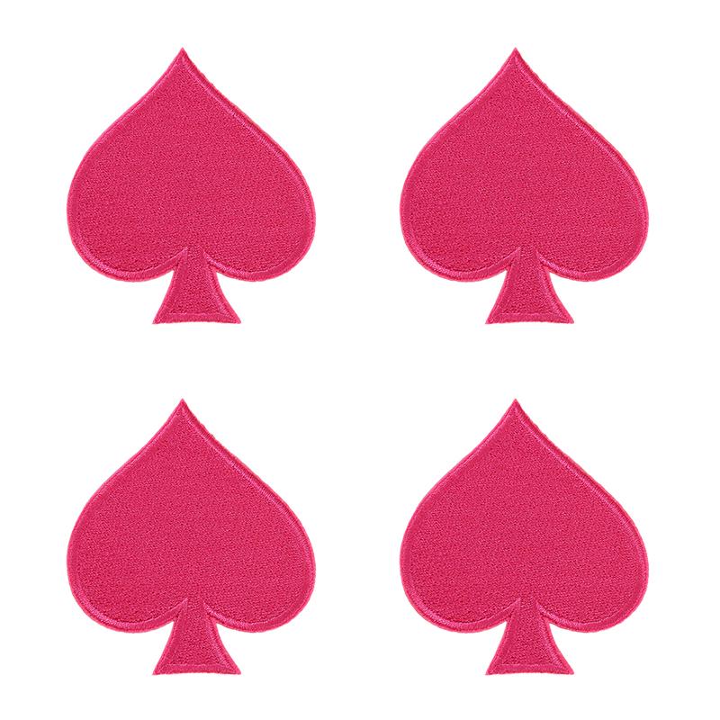 10pcs Wholesale New Poker Trend Embroidery Patch On Clothes Jackets Diy Decoration Cartoon Iron On Patches For Clothing Access