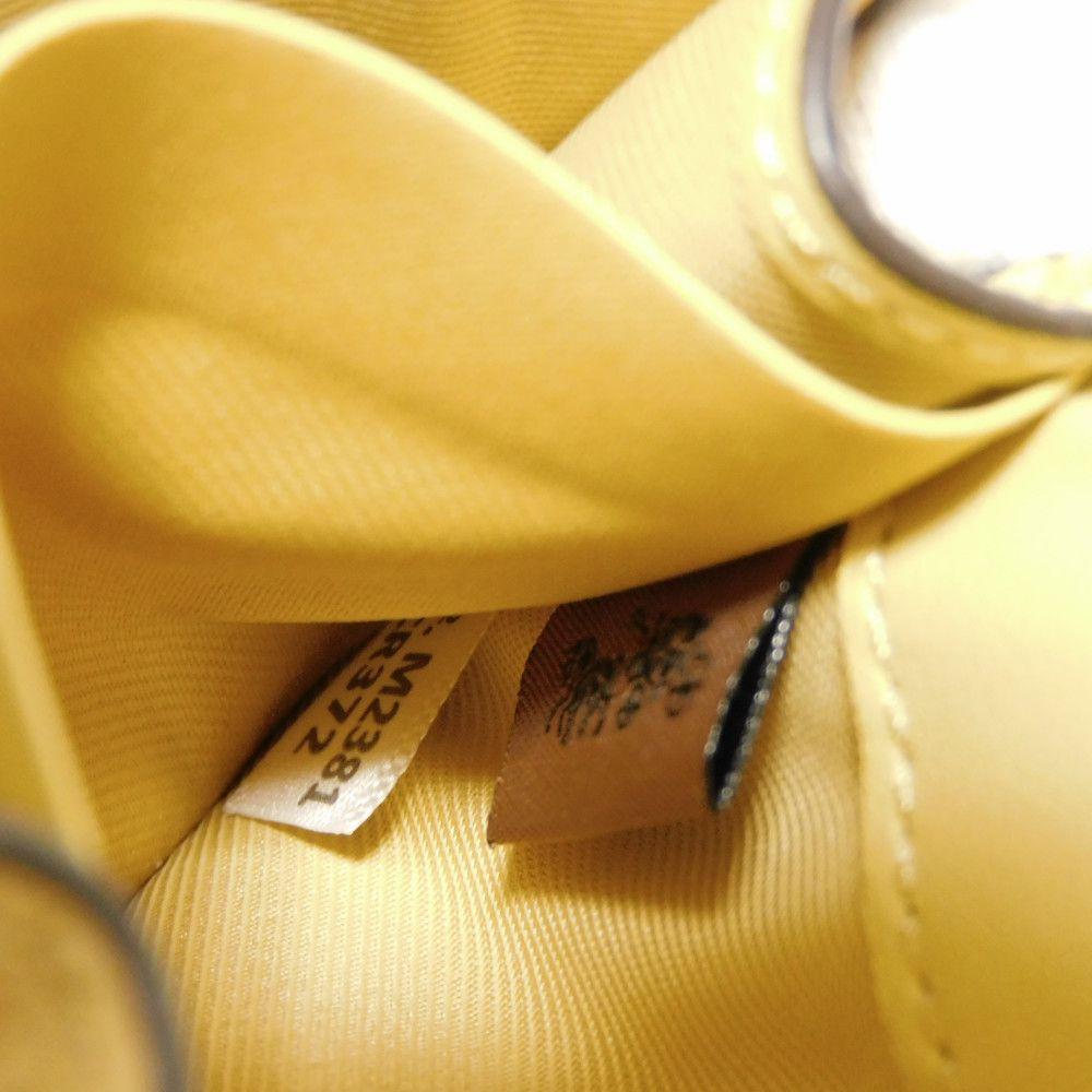 Подержанный 9726 Цепочка Мини-кошелек CR372 7941 Ящерица 2-сторонний Картхолдер/Кошелек для монет, Неиспользованный Металлический логотип, Пастельно-желтый, Унисекс от