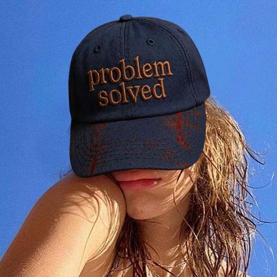 Бейсболка с принтом темного пятна крови, унисекс, защита от солнца, бейсболка с широкими полями, аксессуар для костюма на Хэллоуин