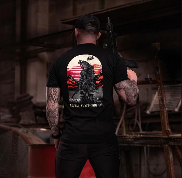 Мужская и женская футболка Bushi Tough Guy, военная тактическая, повседневная, люксовый бренд, топ