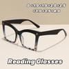 Personalized And Fashionable Anti Blue Light Reading Glasses For Men And Women Butterfly Frame Color Blocking Presbyopia Glasses