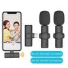 1 To 2 Smart Mini Micro Phone Wireless Collar Clip Microphone Noise Reduction 2.4g Mobile Live Stream Outdoor Titok Microphone
