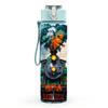 1PC Retro Steam Train 750ml Color Plastic Sports Water Bottle Leakproof Flip Straw Lid Suitable for Sports Office Home Use