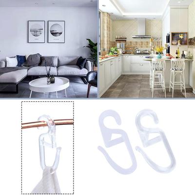 Домашний декор Крепление штор Прочный скользящий крючок Аксессуары для штор Настенное кольцо Крючки для штор