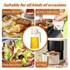 Press Type Glass Oil Spray Oil Bottle Spray Oil Dispenser Oil Jar BBQ Kitchen Baking Roasting Picnic Kitchen Toolglass Oil Spray