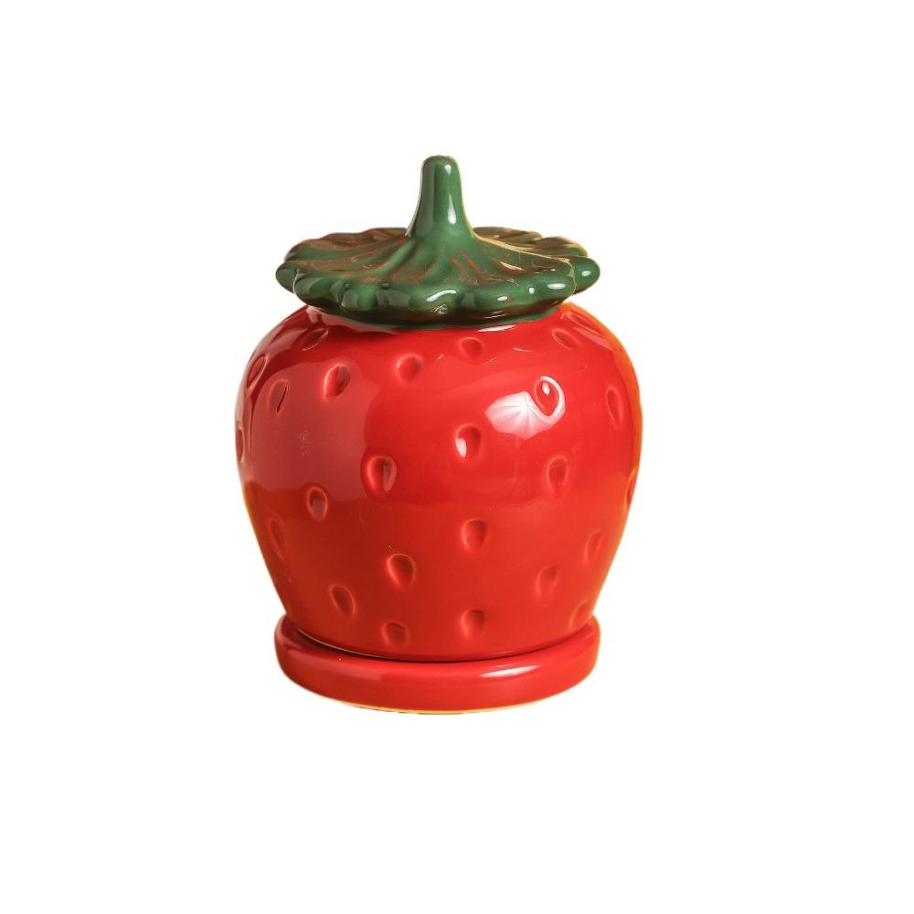 Ceramics Toothbridge Tube Dust-proof Desktop Ornament Dental Floss Storage Box Living Room