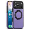 Деловой кожаный вращающийся кронштейн Чехол для телефона для iPhone 17 16 15 14 13 12 11 Pro Max Plus Magsafe Магнитное кольцо Подставка Держатель Чехол
