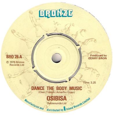 7-дюймовая пластинка OSIBISA - Dance The Body Music BRO26 Бронзовая 1976 Великобритания Соул/Фанк Б/у