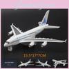 Прочный световой игрушечный самолет Airbus для детей с универсальными акустооптическими функциями 15 см