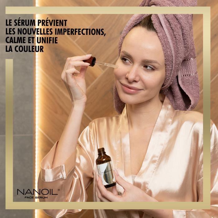 Sérum Anti-Rougeurs - Nanoil - 50ml - Apaisant - Hypoallergénique - Pour Peaux Couperosées
