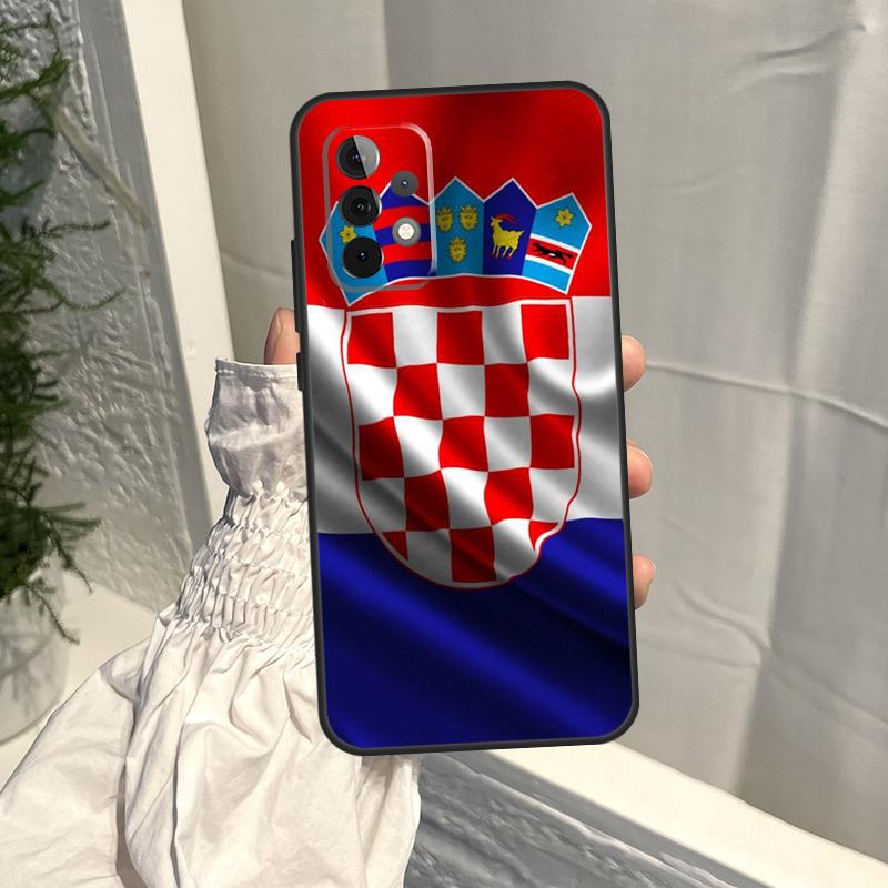 Чехол Флаг Хорватии для Samsung Galaxy A56 A36 A16 A06 A54 A34 A14 A13 A53 A12 A22 A32 A52 A35 A15 A55 A17