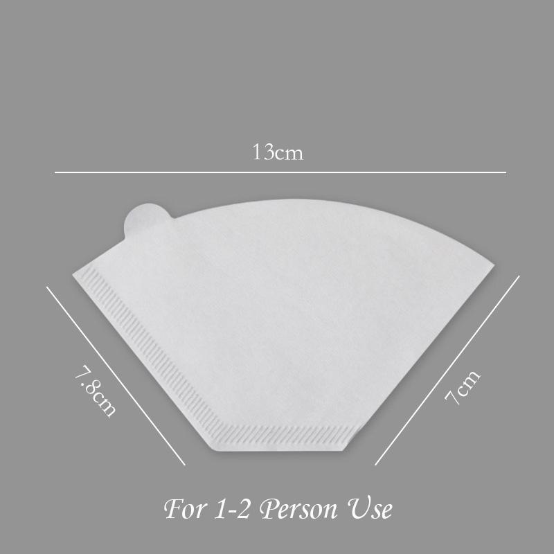 Cone Coffee Filter 8-12 Cup, Unbleached Natural Paper, No Blowout, Disposable for Pour Over and Drip Coffee Maker, 100 Count