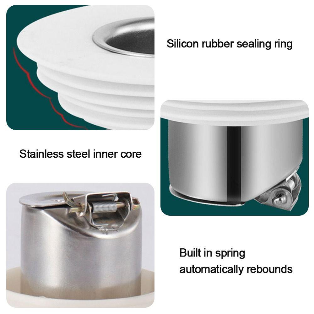 Prevention Sewer Stopper Shower Drainer Seal Water Pipe Plug Floor Drain Drain Cover Anti Odor