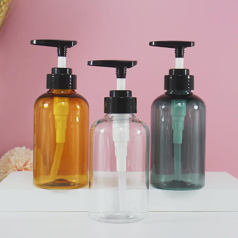 Премиальный флакон шампуня для домашних животных объемом 300 мл и флакон густого геля для душа объемом 500 мл для отелей высокого класса