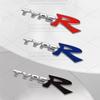 QLN2 Car 3D Metal Type R Body Emblem Badge Decals Auto Tail Sticker For Honda Civic Typer Vezel CRV HRV Jazz Fit Accord VTEC Pilot