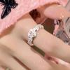 Универсальное открытое кольцо в корейском стиле: Элегантный темперамент, простой дизайн личности для женщин и пар