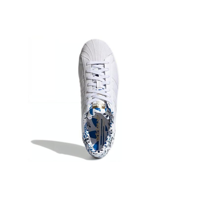 Adidas Superstar 'White Gold Metallic' Sneakers H00186