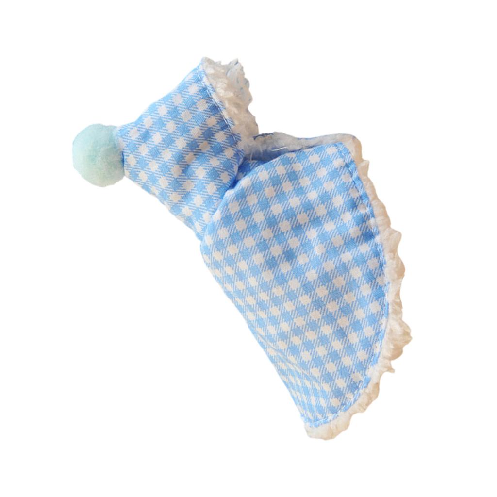 Теплая клетчатая накидка-кейп для попугаев и волнистых попугайчиков Теплый плащ Зимний наряд для маленьких домашних птиц Легко надевать и чистить