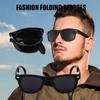 Портативные складные солнцезащитные очки для вождения и рыбалки, модные мужские и женские портативные складные солнцезащитные очки для мужчин, аксессуары для очков
