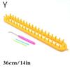 Plastic Craft Pompom Sock Knitter Hat Weaving Tool Knitting Kit Sewing Accessories Weaving Loom