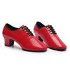 Женская обувь для современных танцев для девочек, латиноамериканский вальс, сальса, обувь для начинающих, танцевальная обувь из искусственной кожи, каблук 5 см