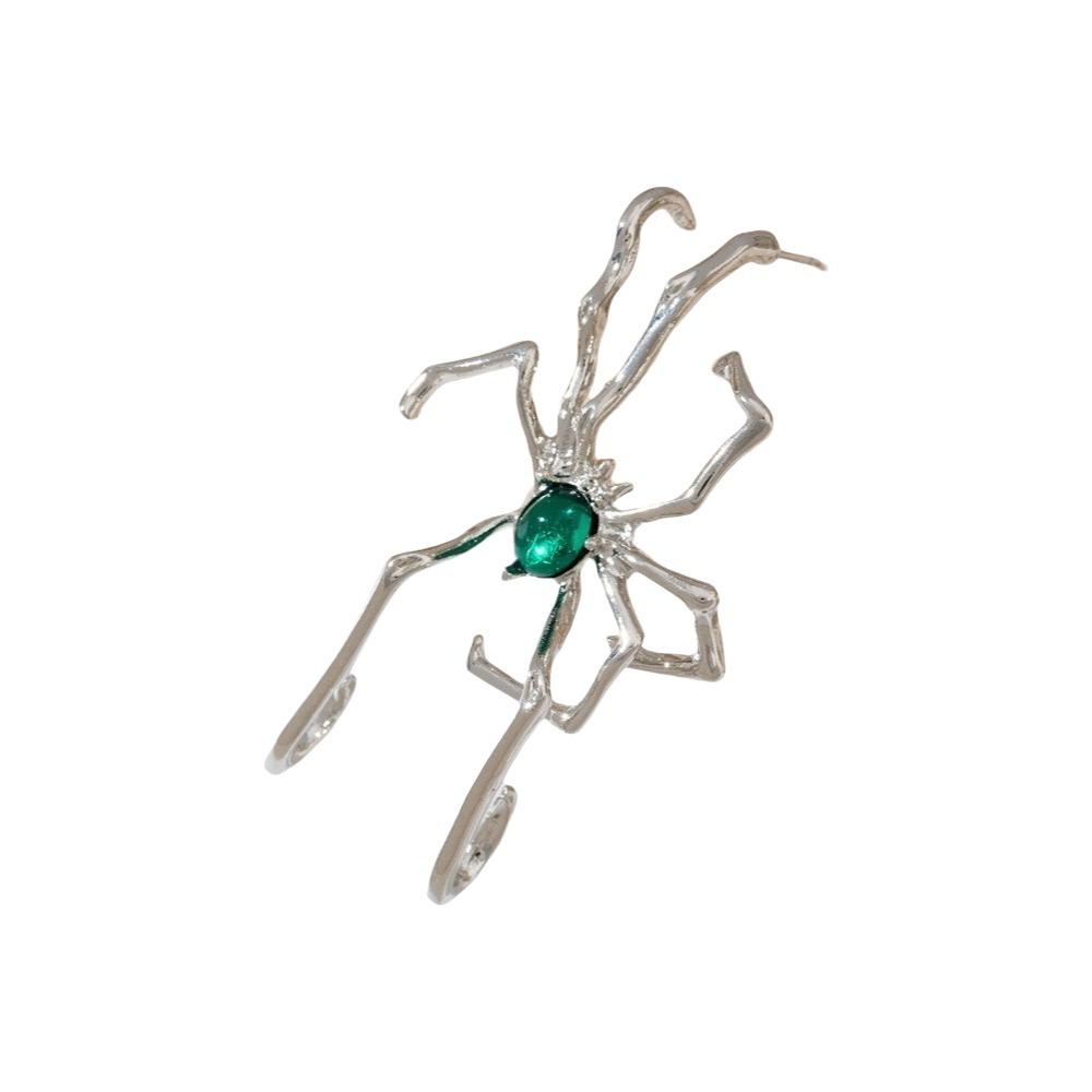 Crawl Spider Earrings Dark Piercing Earrings Personality Ear Bone Clip Costume Event