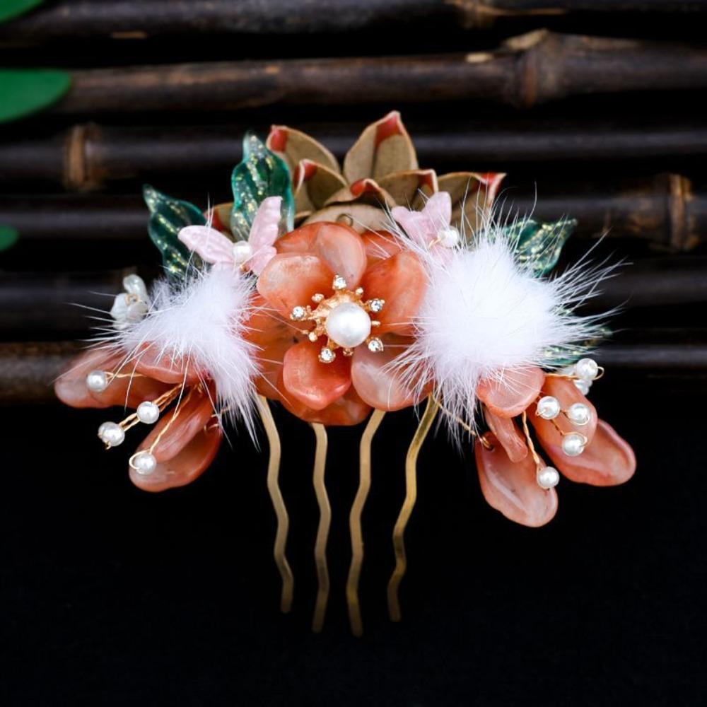 Кисточка Древняя Палочка для Волос Жемчуг Ханфу Головной Убор Антикварная Заколка для Волос Династии Тан Аксессуары для Волос