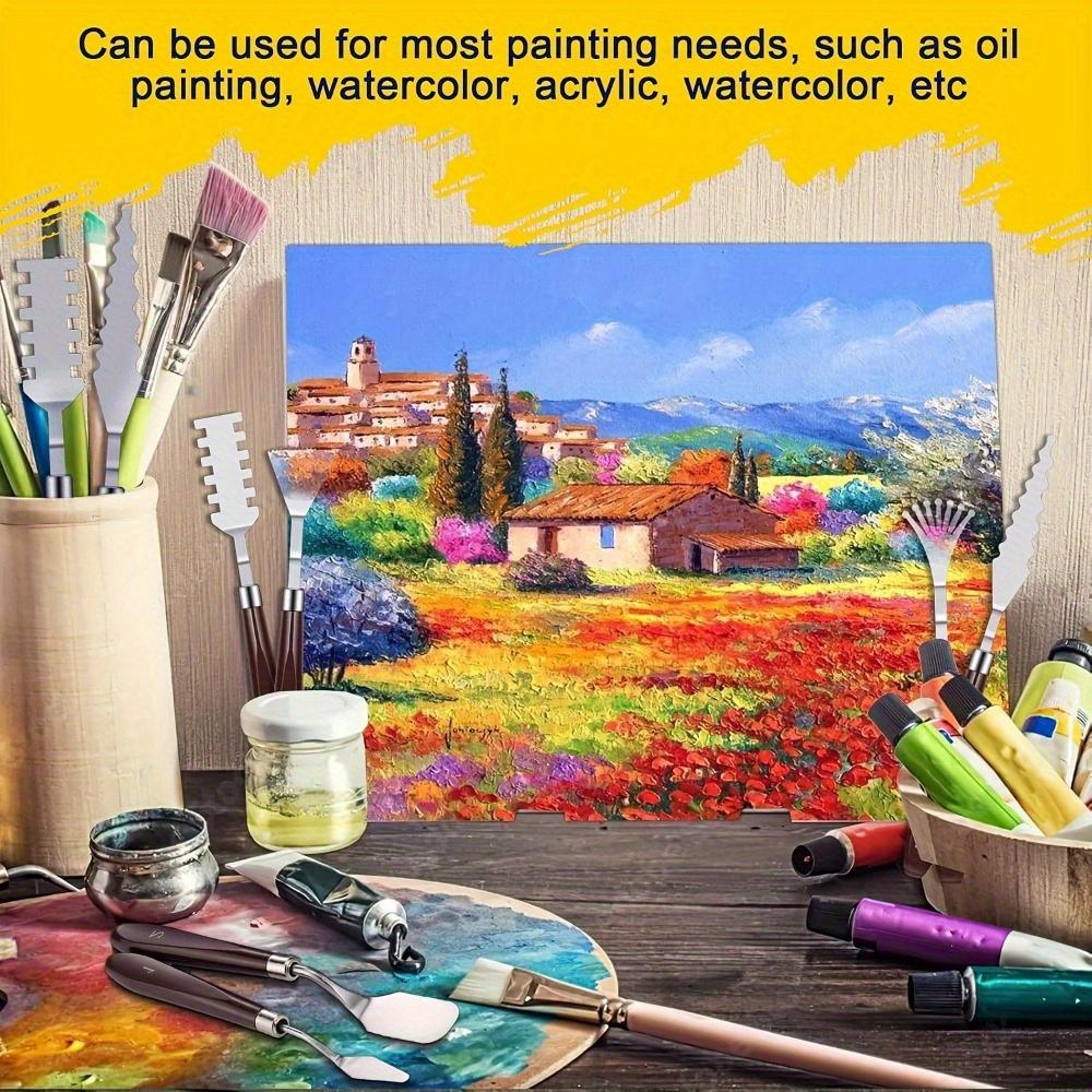 Набор мастихинов для живописи, мастихин, ножи для живописи для текстурной пасты, инструменты для живописи, художественные аксессуары pinceles