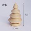 Blank Wooden Peg Doll Miniature Trees Drawing Toy Mini Tree Unfinished Christmas