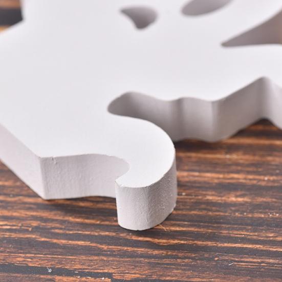 Halloween Ghost Ornament Freestanding Ghost Sign Tiered Tray Decoration Ghost Table Centerpiece for Halloween Fall Party