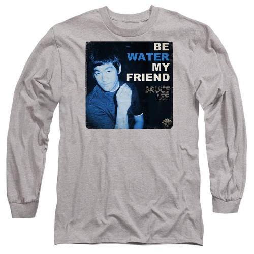 Bruce Lee Unisex Adult Water Heather Long-Sleeved T-Shirt