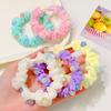 Бусины ярких цветов, веревки для волос, модные тканевые кольца для волос, резинки для волос, головные уборы для девочек, аксессуары для волос, детские резинки