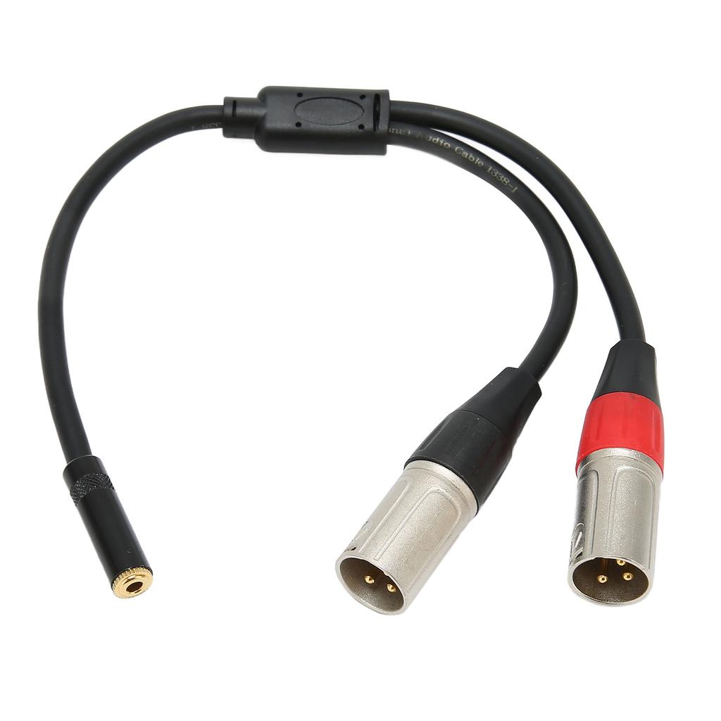 3,5 мм 1 8 к XLR микрофонный кабель профессиональный сбалансированный двойной XLR штекер к 3,5 мм гнездо стерео кабель